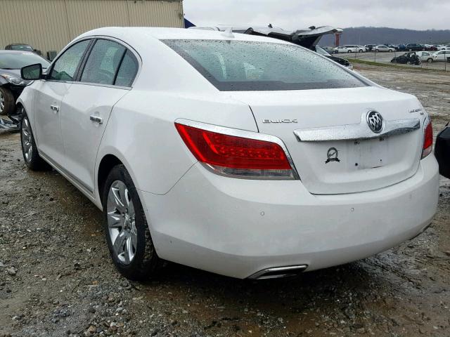 1G4GE5EV4AF219250 - 2010 BUICK LACROSSE C WHITE photo 3