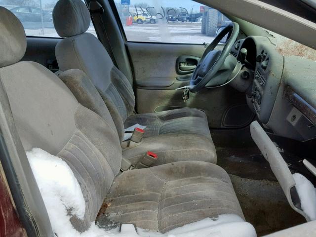 2G1WL52M3X1102026 - 1999 CHEVROLET LUMINA BAS Tünd qırmızı foto 5