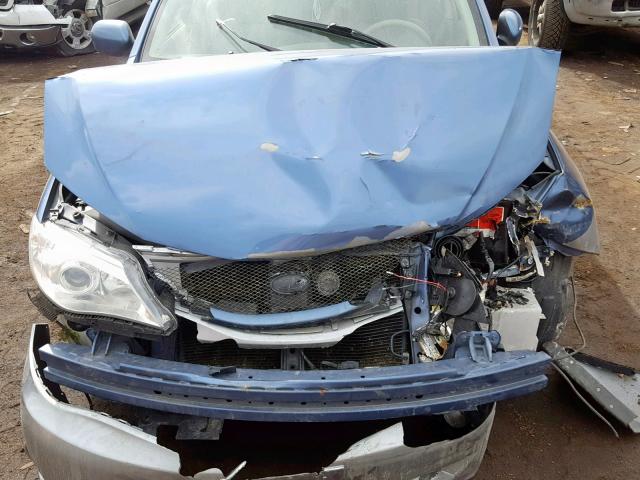 JF1GH63698H813690 - 2008 SUBARU IMPREZA OU BLUE photo 7