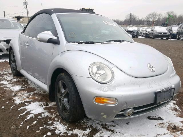3VWCK21YX3M325356 - 2003 VOLKSWAGEN NEW BEETLE Silber Foto 1