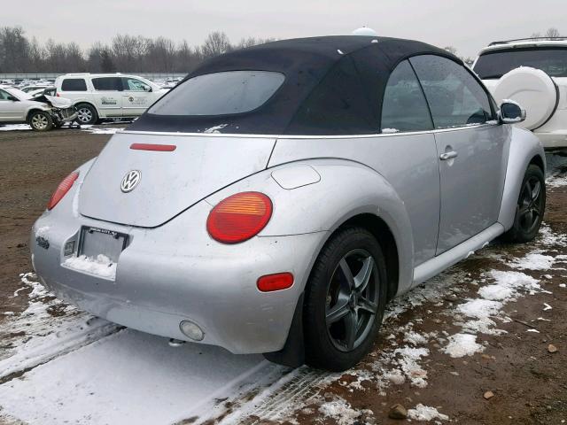 3VWCK21YX3M325356 - 2003 VOLKSWAGEN NEW BEETLE Silber Foto 4