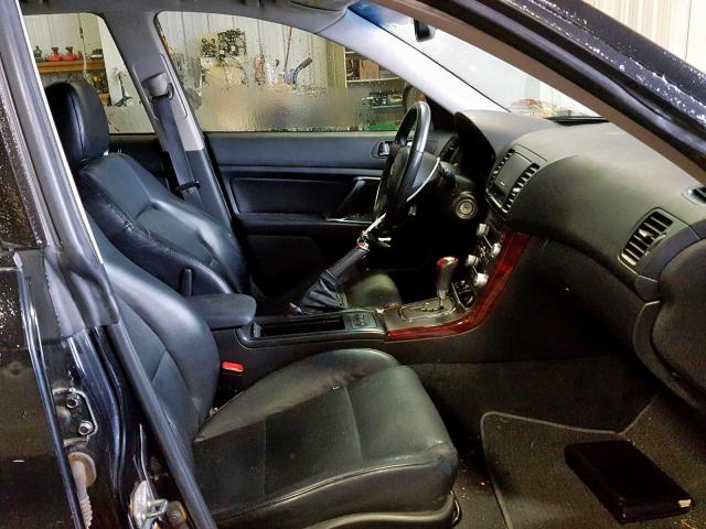 4S4BP62C377307514 - 2007 SUBARU LEGACY OUT BLACK photo 5