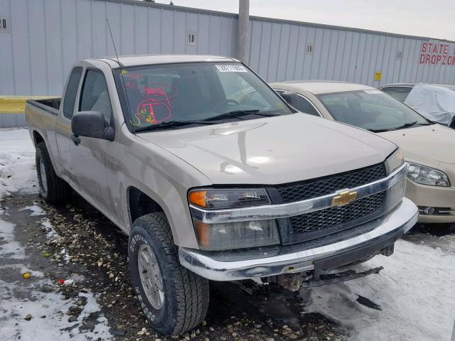 1GCDT19E978158121 - 2007 CHEVROLET COLORADO BEIGE photo 1