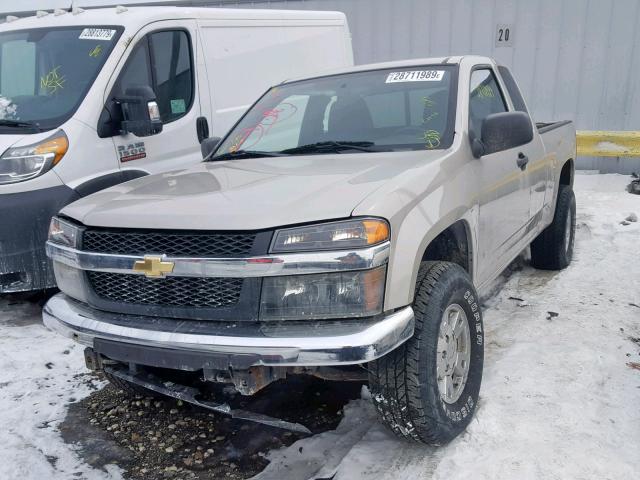 1GCDT19E978158121 - 2007 CHEVROLET COLORADO BEIGE photo 2