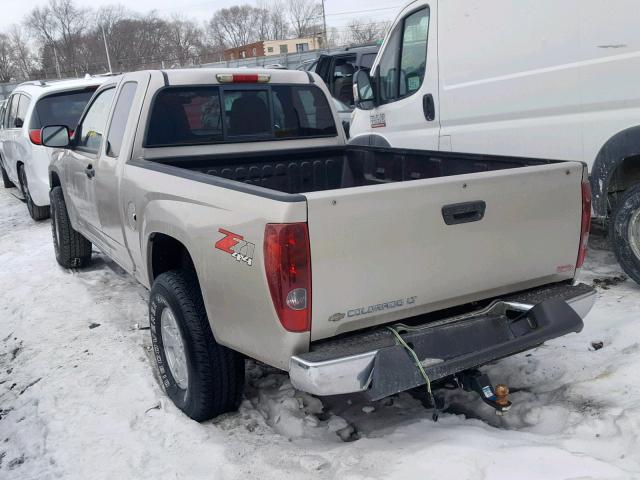 1GCDT19E978158121 - 2007 CHEVROLET COLORADO BEIGE photo 3