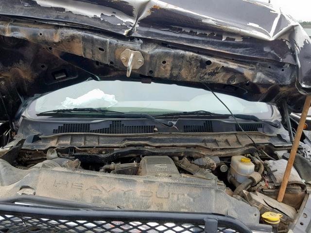 3D7UT2CL1BG537152 - 2011 DODGE RAM 2500 BLACK photo 7