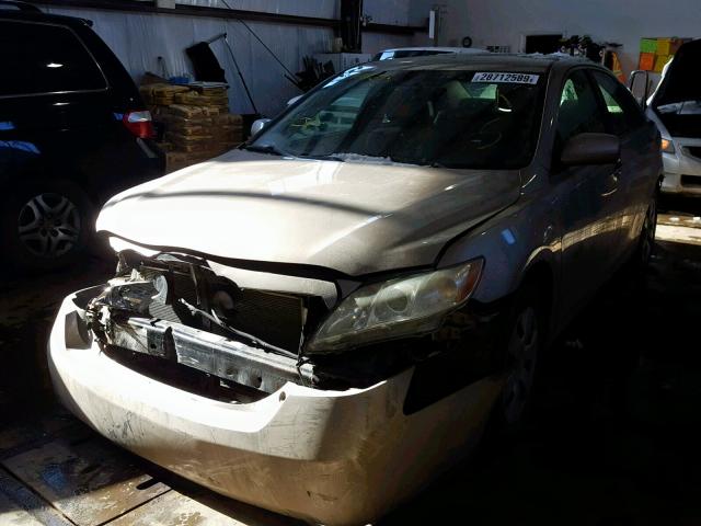 4T1BE46K57U651245 - 2007 TOYOTA CAMRY NEW GOLD photo 2