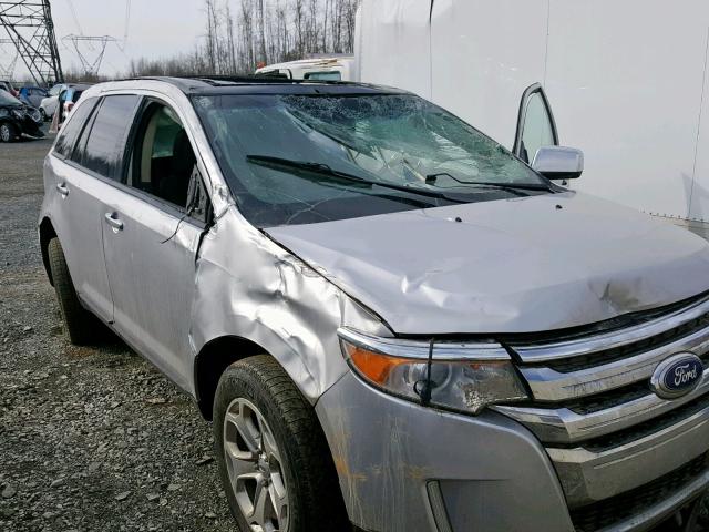 2FMDK4JC5BBA10046 - 2011 FORD EDGE SEL SILVER photo 9