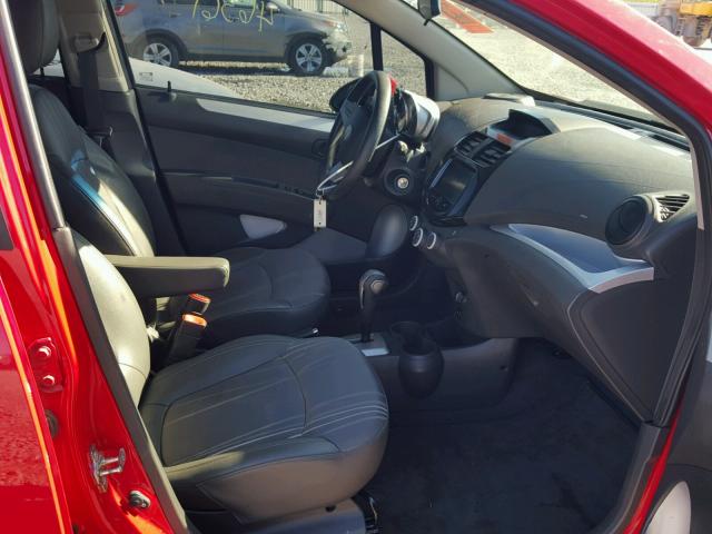 KL8CD6S94DC531005 - 2013 CHEVROLET SPARK 1LT RED photo 5