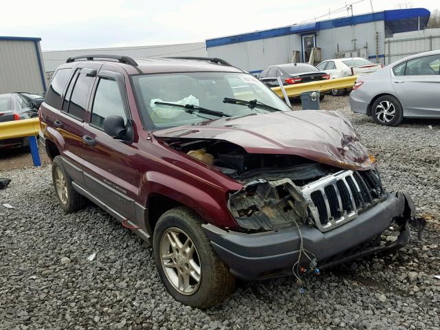 1J4GX48S13C522611 - 2003 JEEP GRAND CHER MAROON photo 1