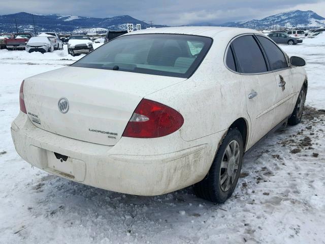 2G4WC582671216241 - 2007 BUICK LACROSSE C WHITE photo 4