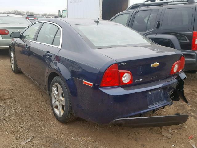 1G1ZB5E17BF310090 - 2011 CHEVROLET MALIBU LS BLUE photo 3