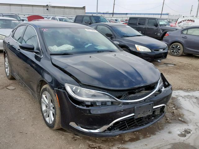 1C3CCCAB1FN666838 - 2015 CHRYSLER 200 LIMITE BLACK photo 1