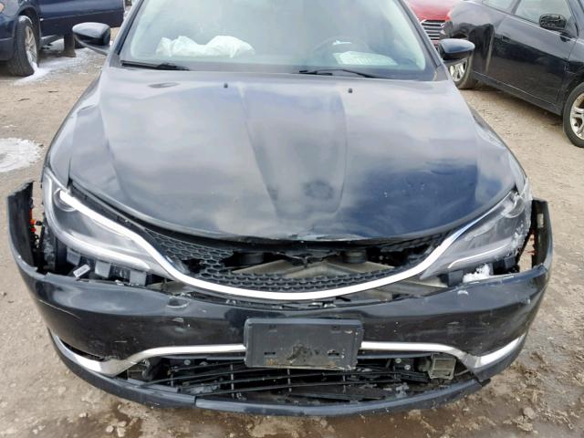 1C3CCCAB1FN666838 - 2015 CHRYSLER 200 LIMITE BLACK photo 9