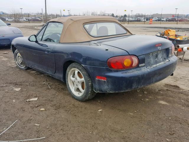 JM1NB3535X0103347 - 1999 MAZDA MX-5 MIATA BLUE photo 3