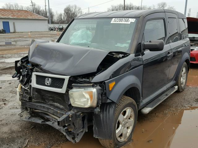 5J6YH28655L003945 - 2005 HONDA ELEMENT EX BLACK photo 2