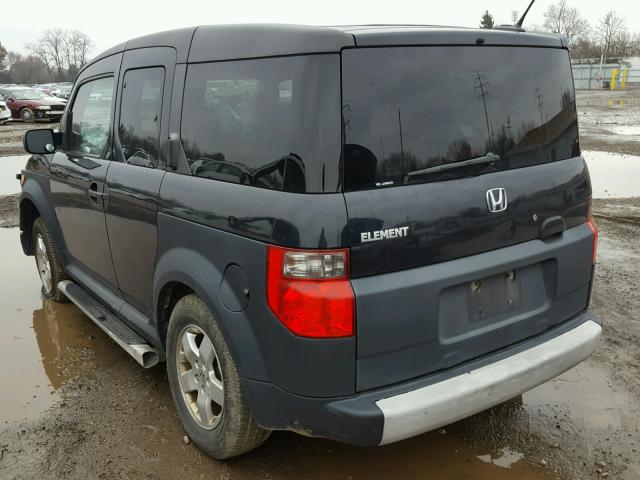 5J6YH28655L003945 - 2005 HONDA ELEMENT EX BLACK photo 3