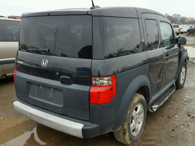 5J6YH28655L003945 - 2005 HONDA ELEMENT EX BLACK photo 4