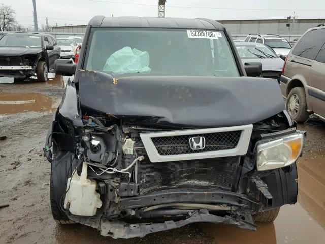 5J6YH28655L003945 - 2005 HONDA ELEMENT EX BLACK photo 7