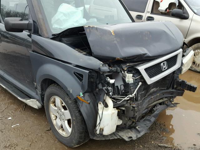 5J6YH28655L003945 - 2005 HONDA ELEMENT EX BLACK photo 9