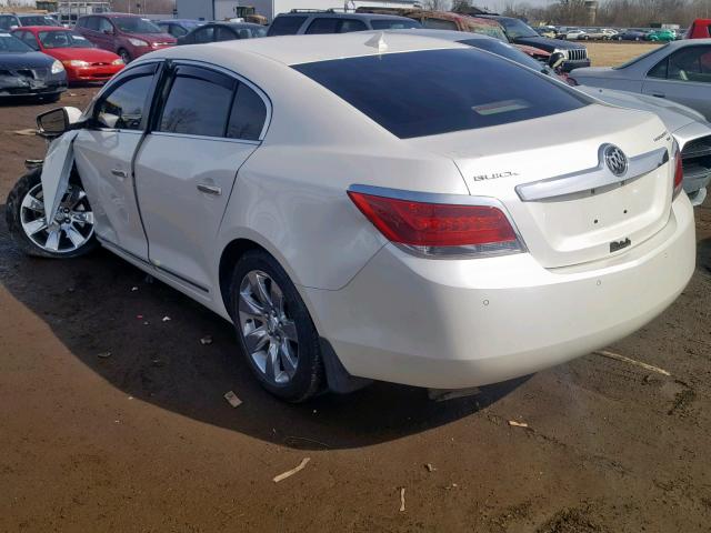 1G4GC5ED7BF203106 - 2011 BUICK LACROSSE C WHITE photo 3