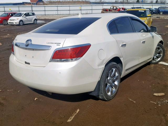 1G4GC5ED7BF203106 - 2011 BUICK LACROSSE C WHITE photo 4