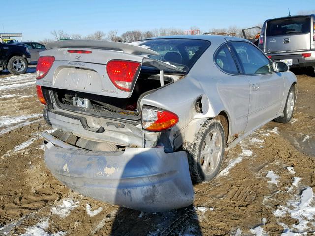 1G3NF12E31C153538 - 2001 OLDSMOBILE ALERO GLS SILVER photo 4