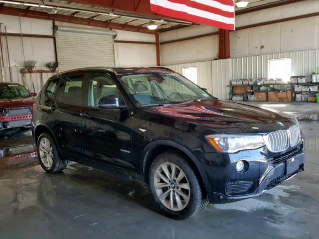 5UXWX9C53H0T04757 - 2017 BMW X3 XDRIVE2 BLACK photo 1