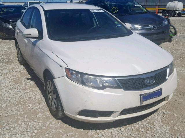 KNAFU4A21C5618065 - 2012 KIA FORTE EX WHITE photo 1