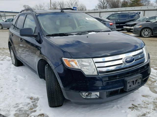 2FMDK48C38BA65478 - 2008 FORD EDGE SEL BLUE photo 1