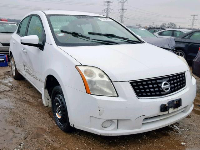 3N1AB61E38L753342 - 2008 NISSAN SENTRA 2.0 WHITE photo 1