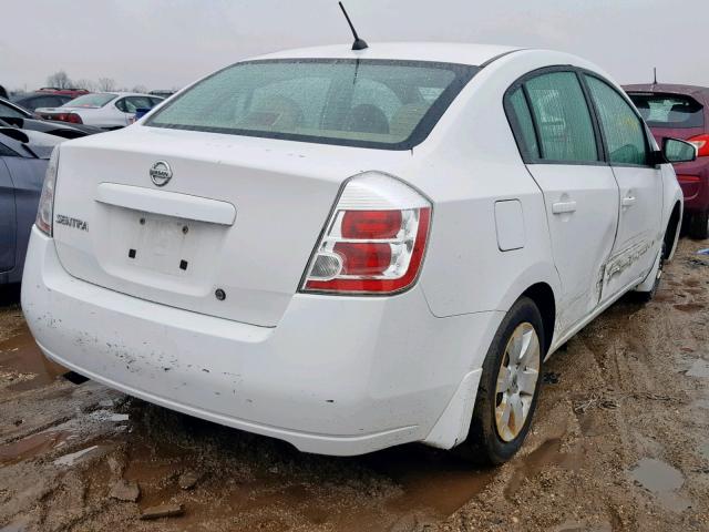 3N1AB61E38L753342 - 2008 NISSAN SENTRA 2.0 WHITE photo 4