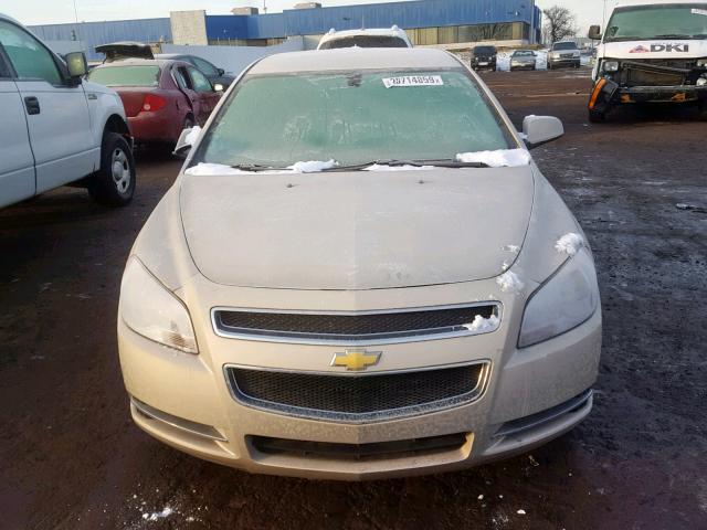 1G1ZC5EB9AF247529 - 2010 CHEVROLET MALIBU 1LT GOLD photo 9