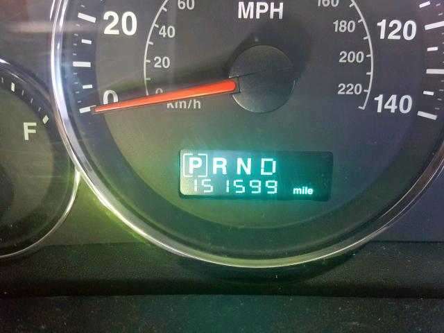 1J8HG48K06C123888 - 2006 JEEP COMMANDER SILVER photo 8