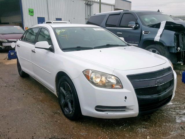 1G1ZC5EU0CF228694 - 2012 CHEVROLET MALIBU 1LT WHITE photo 1