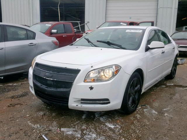 1G1ZC5EU0CF228694 - 2012 CHEVROLET MALIBU 1LT WHITE photo 2