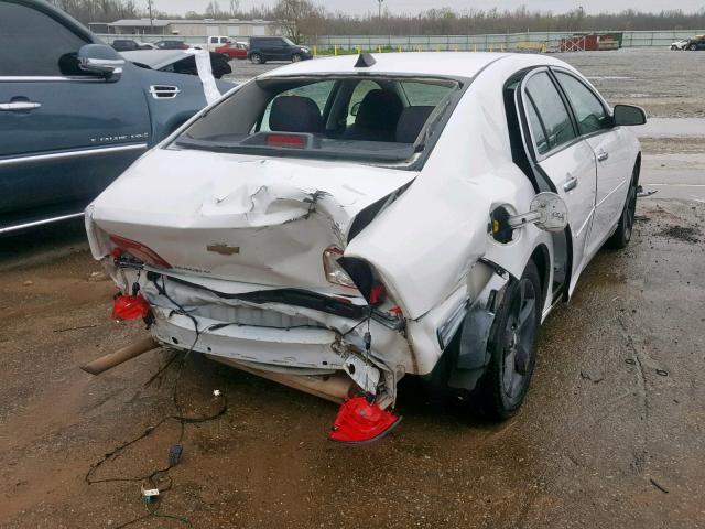 1G1ZC5EU0CF228694 - 2012 CHEVROLET MALIBU 1LT WHITE photo 4