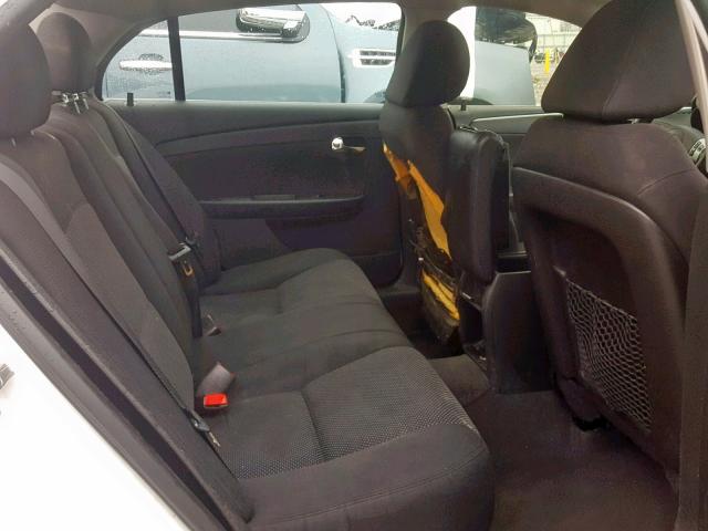 1G1ZC5EU0CF228694 - 2012 CHEVROLET MALIBU 1LT WHITE photo 6