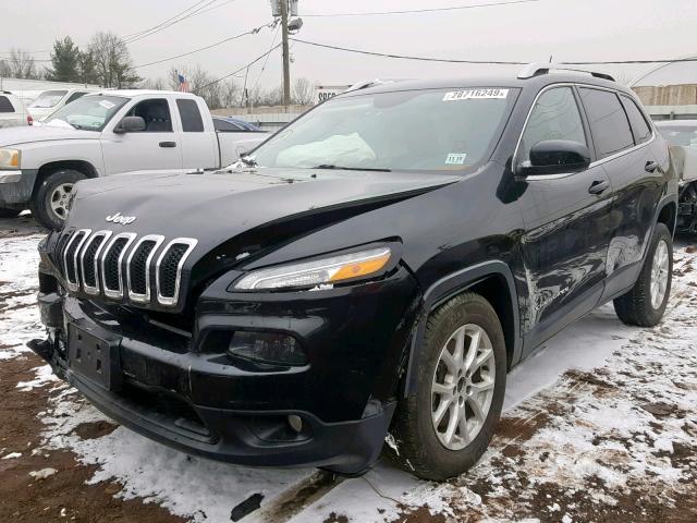 1C4PJMCS0FW577858 - 2015 JEEP CHEROKEE L BLACK photo 2