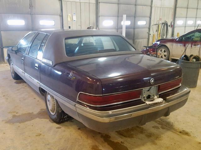 1G4BN5373PR423169 - 1993 BUICK ROADMASTER BURGUNDY photo 3