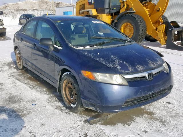 2HGFA16376H028799 - 2006 HONDA CIVIC DX V BLUE photo 1