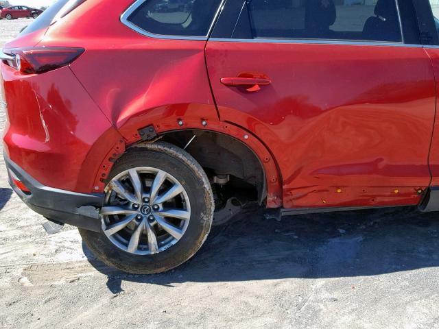 JM3TCBCY1G0112874 - 2016 MAZDA CX-9 TOURI RED photo 9