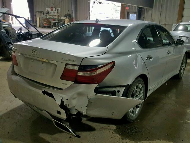 JTHCL46F895000690 - 2009 LEXUS LS 460 GRAY photo 4