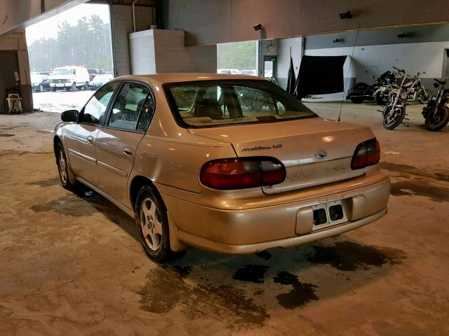 1G1NE52J12M575223 - 2002 CHEVROLET MALIBU LS TAN photo 3