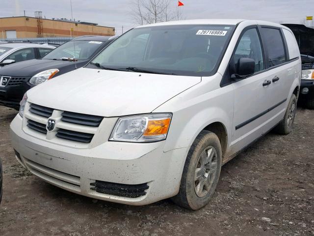 2D4CN1AE7AR225766 - 2010 DODGE GRAND CARA WHITE photo 2