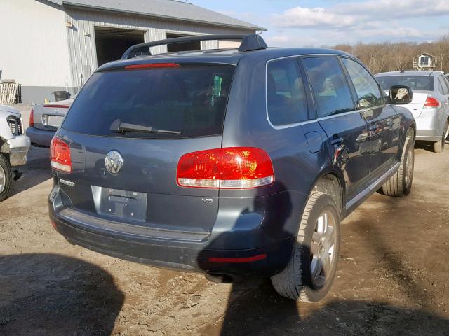 WVGCM77L14D079229 - 2004 VOLKSWAGEN TOUAREG 4. GRAY photo 4