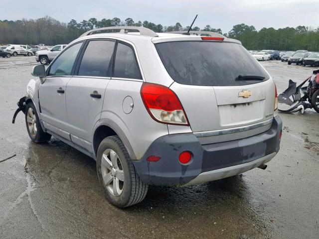 3GNAL1EKXCS631578 - 2012 CHEVROLET CAPTIVA SP SILVER photo 3