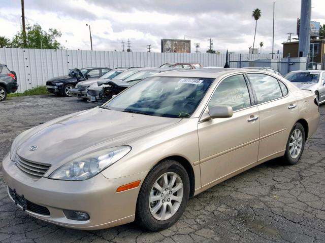 JTHBF30G936016946 - 2003 LEXUS ES 300 GOLD photo 2