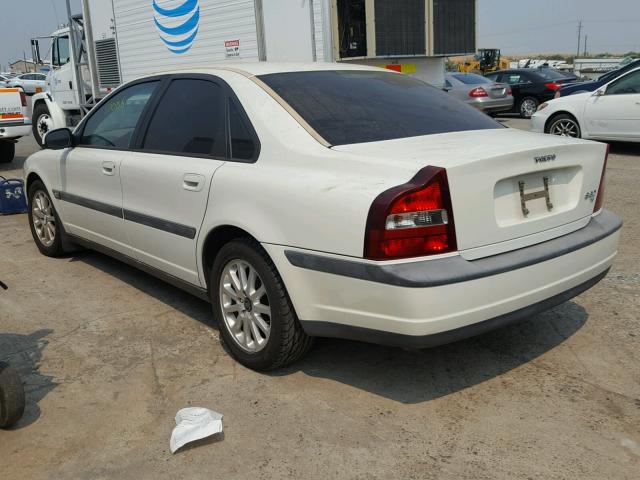 YV1TS90D1X1032663 - 1999 VOLVO S80 T6 TUR WHITE photo 3