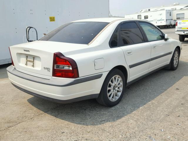 YV1TS90D1X1032663 - 1999 VOLVO S80 T6 TUR WHITE photo 4